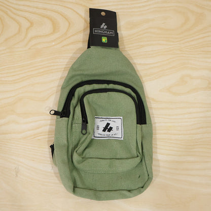 Men Multi Pocket Sling Crossbody Chest Bag Compact Canvas Bag (1 Pc)