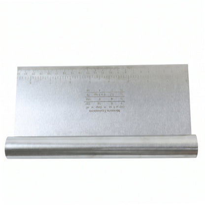 Steel scraper dough cutting use