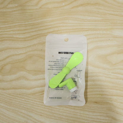 Soft blade mini fan for phones, safe for kids