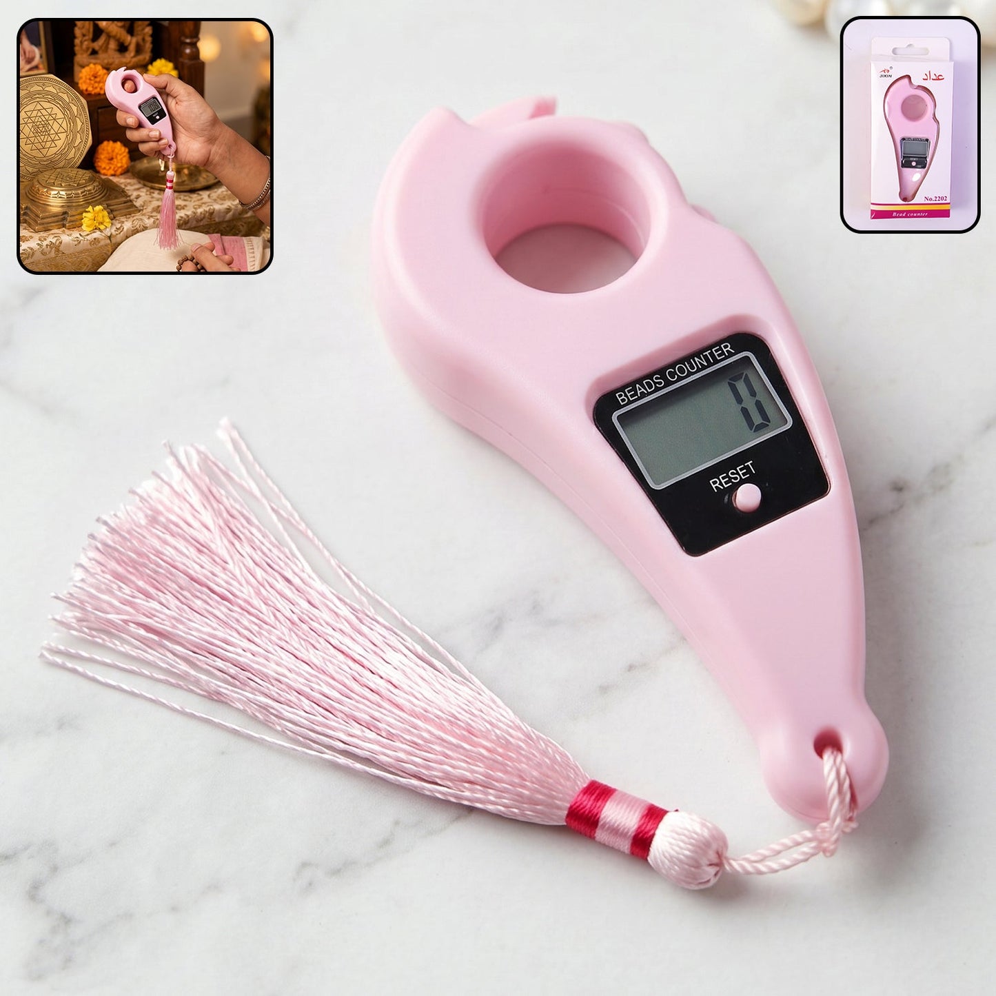 Digital Japa Counter – Finger Ring Clicker for Prayer & Meditation
