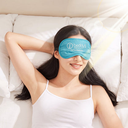 Padded eye cover for sleeping