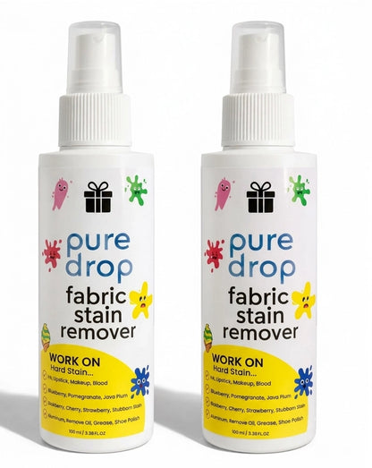 Pure Drop Fabric Stain Remover 100ml (Pack of 2)