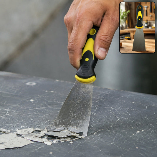 Stainless steel wide blade putty knife